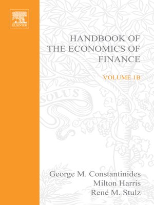 cover image of Handbook of the Economics of Finance